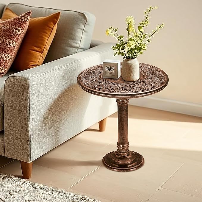 Wooden End Table for Living Room - Image 6