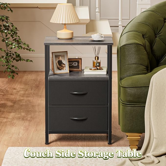 Huuger Night Stand Set of 2, Nightstand - Image 6