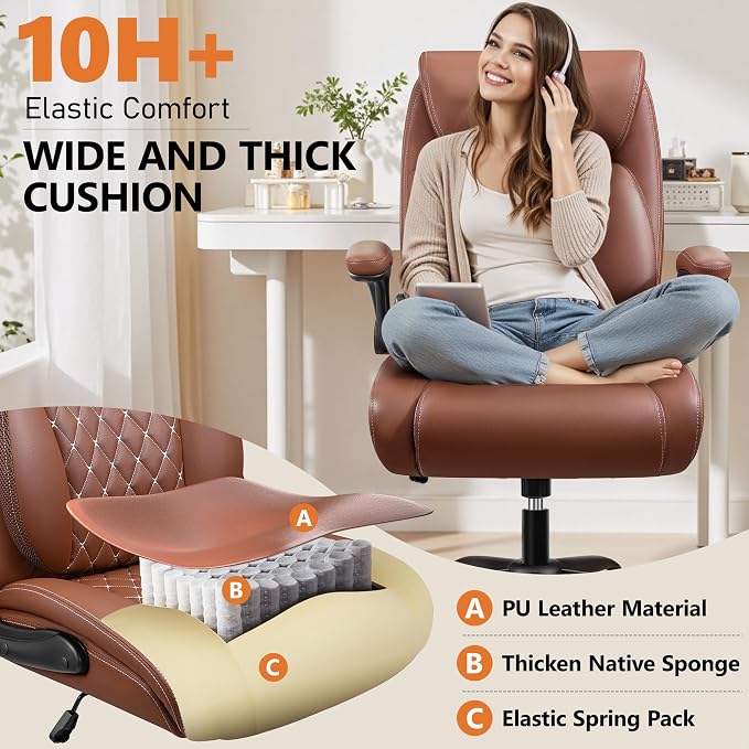 BESTFAIR Office Chair, Ergonomic Computer Desk Chairs - Image 7