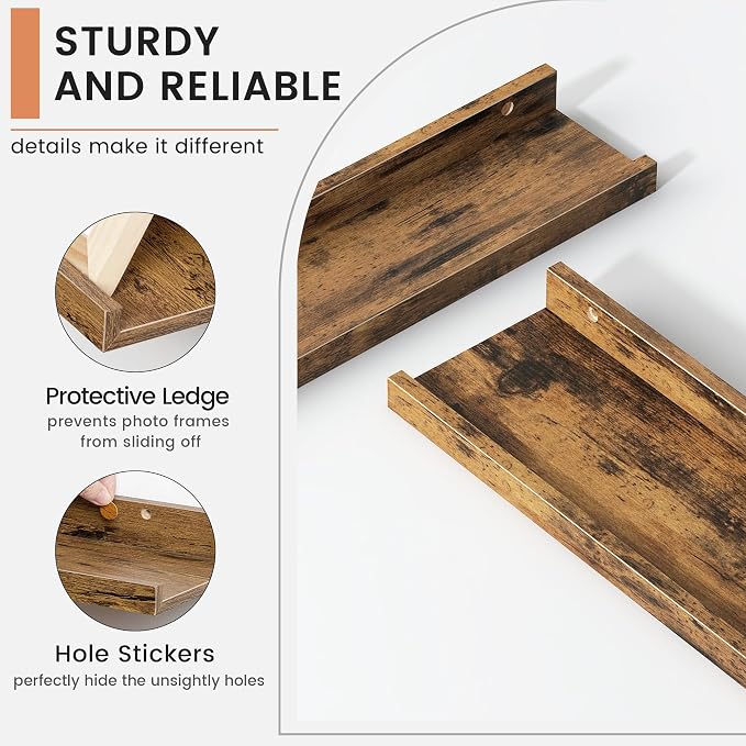 FLYJOE Floating Picture Ledge Shelves - Image 4