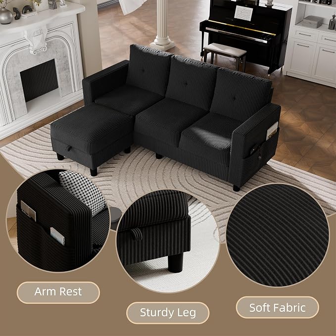 Convertible Sectional Sofa - Image 5
