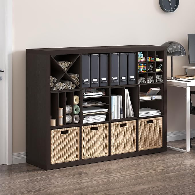 Furinno Cubicle Cube Insert, H-Shelf Cube Organizer, 2-Tier Shelf Accessory - Image 2