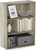 Furinno PASIR Book Shelf, 3-Tier Bookshelf, Storage Shelves Bookcase, 9.7 x by Furinno-FitsYourSpaceFitsYourBudget