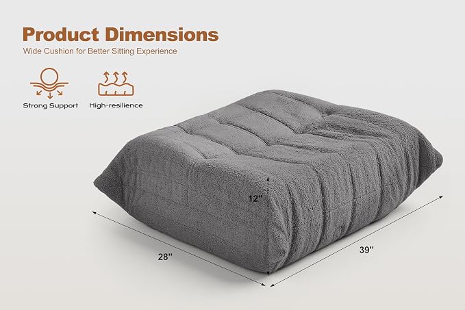 Bean Bag Pouf Ottoman, Foot Stool, Foot Rest - Image 2