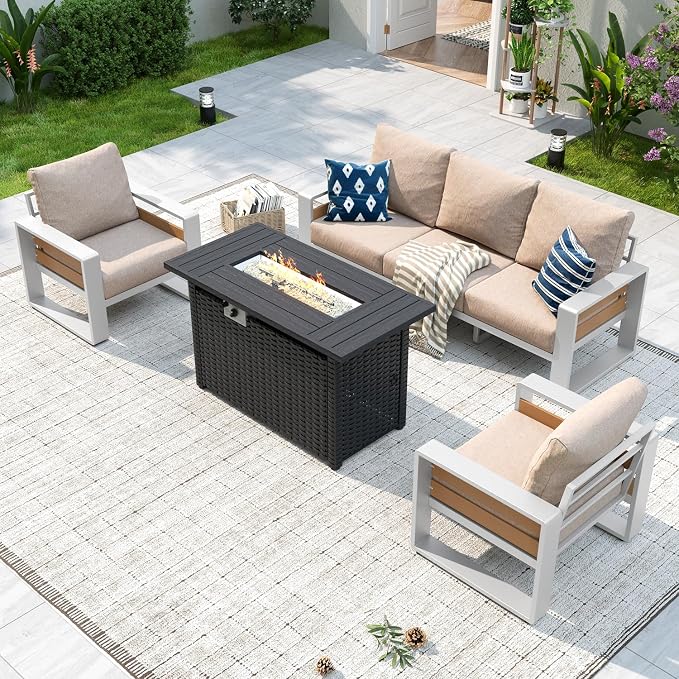 Aoxun Aluminum Patio Furniture Set by Aoxun