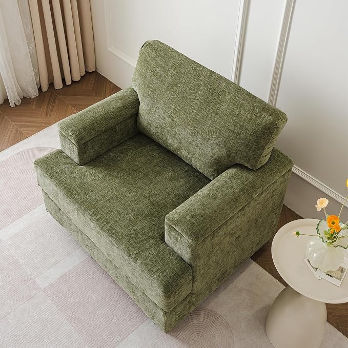 Oversized Accent Chair with Armrest Organizer, Comfy Living Room Chairs with - Image 4