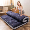 MAXYOYO Black Moon and Star Futon Mattress, Japanese Floor Mattress Quilted by MAXYOYO
