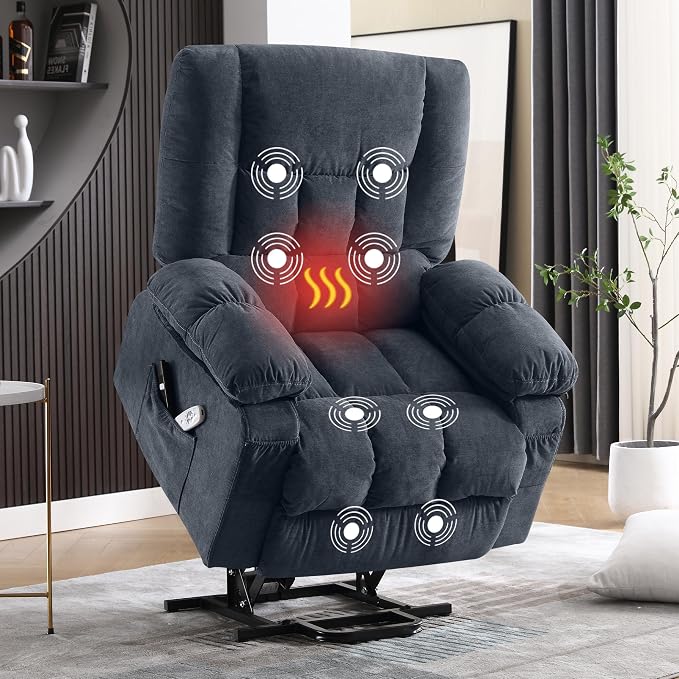 MAHOMICO Power Lift Recliner Chair by MAHOMICO