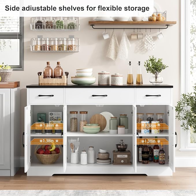 HOSTACK Buffet Sideboard Cabinet - Image 6