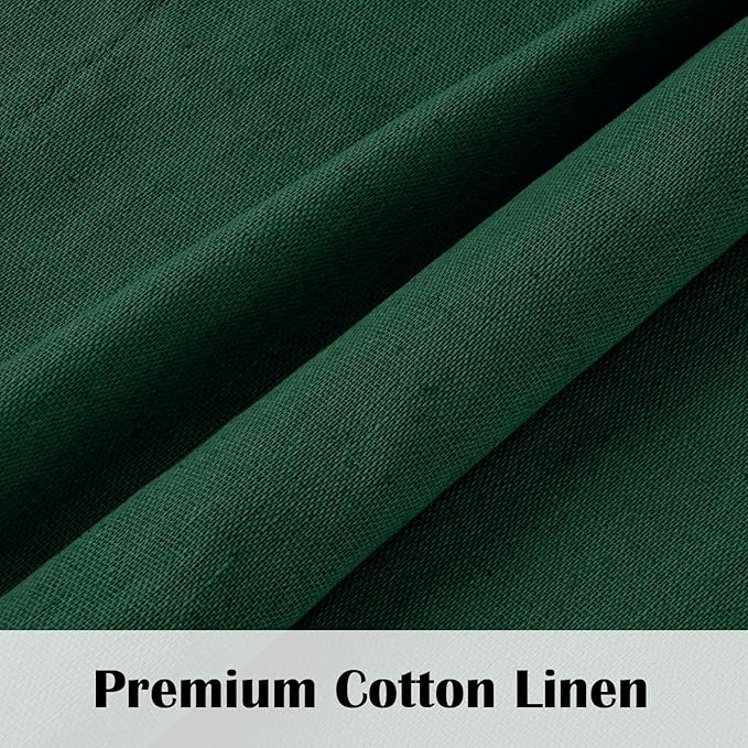 FRAMICS Farmhouse Cotton Linen Curtains - Image 6
