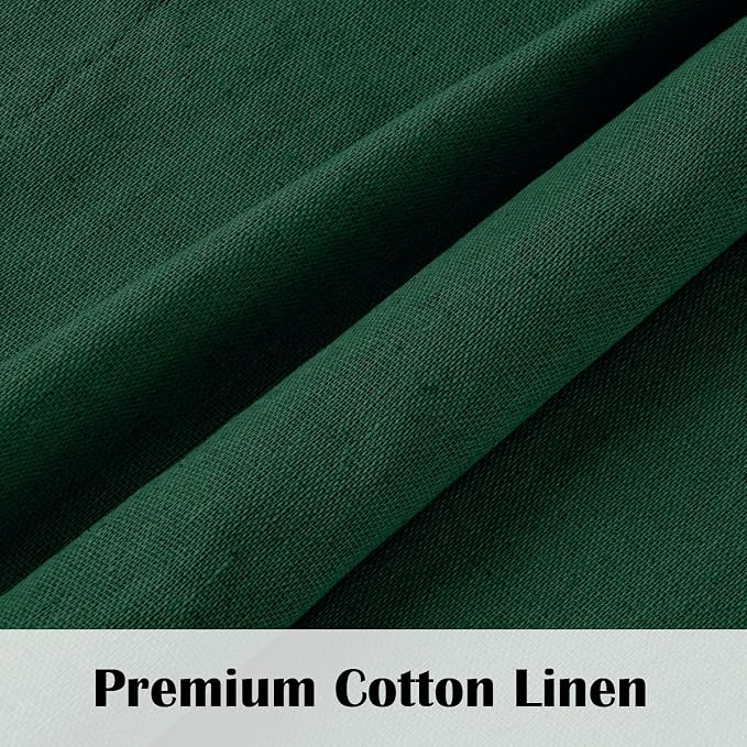 FRAMICS Farmhouse Cotton Linen Curtains - Image 7