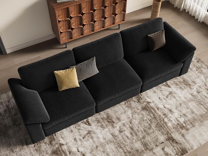 EASE MOOSE Sectional Modular Sofa, Comfty 3 Seat Cloud Couch, FSC Certified - Image 4
