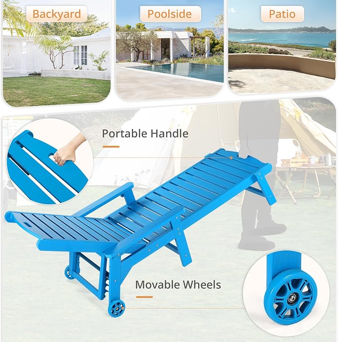 LUE BONA Outdoor Lounge Chair Set - Image 4