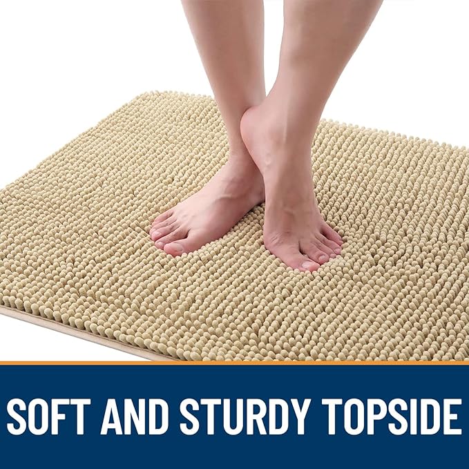 OLANLY Dog Door Mat for Muddy Paws 36x24, Absorbs Moisture and Dirt, Absorbent - Image 4