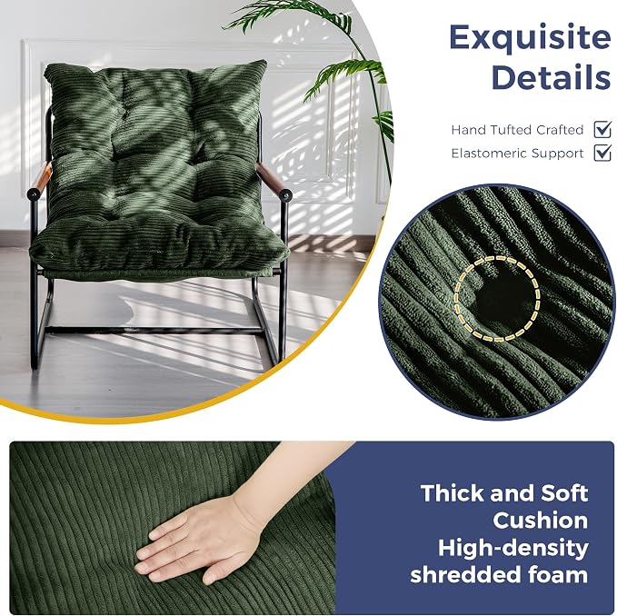 MAXYOYO Modern Accent Chair, Comfy Living Room Chair - Image 4