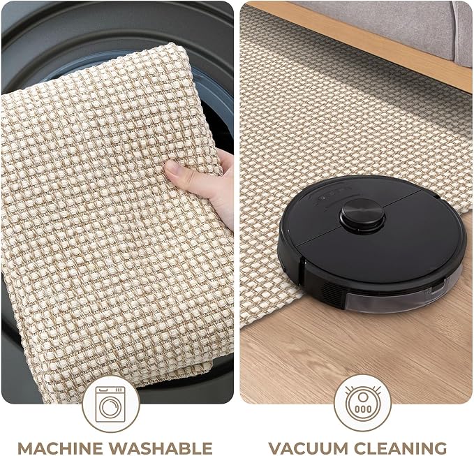 KOZYFLY Runners for Hallways 2x10 ft Washable Kitchen Runner Non Slip Rubber - Image 7