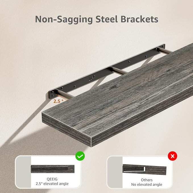 QEEIG Floating Shelves for Wall 35.4" Long - Image 4