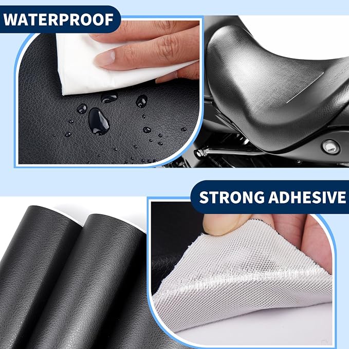 Kangshoon Leather Repair Patches, Self-Adhesive Leather Repair Tape, Stretch - Image 5