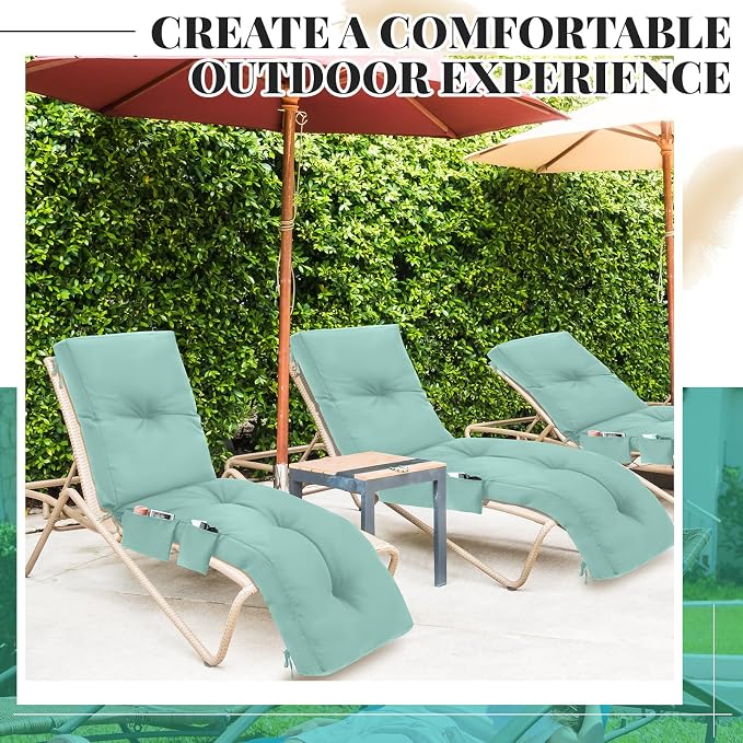 Outdoor Chaise Lounge Cushions - Image 7