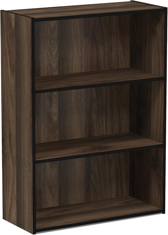 Furinno PASIR Book Shelf, 3-Tier Bookshelf, Storage Shelves Bookcase, 9.7 x - Image 6