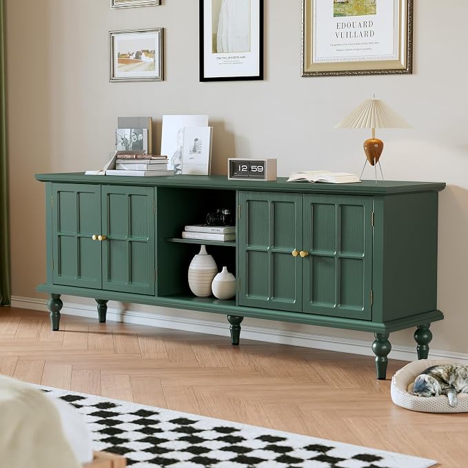 3More 67" Mid Century Modern TV Stand - Image 6