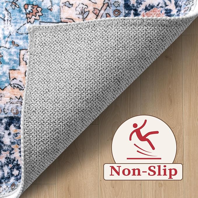 SERISSA Boho Rugs for Entryway, 2x3 Entryway Rug Non-Slip Washable Small Area - Image 4