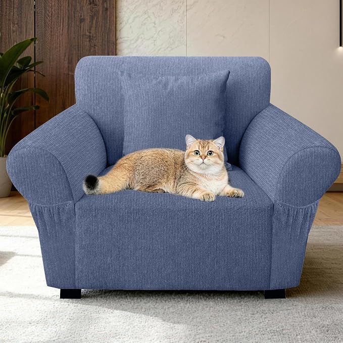 Armchair Slipcover with 1 Pillow Cover - Image 7