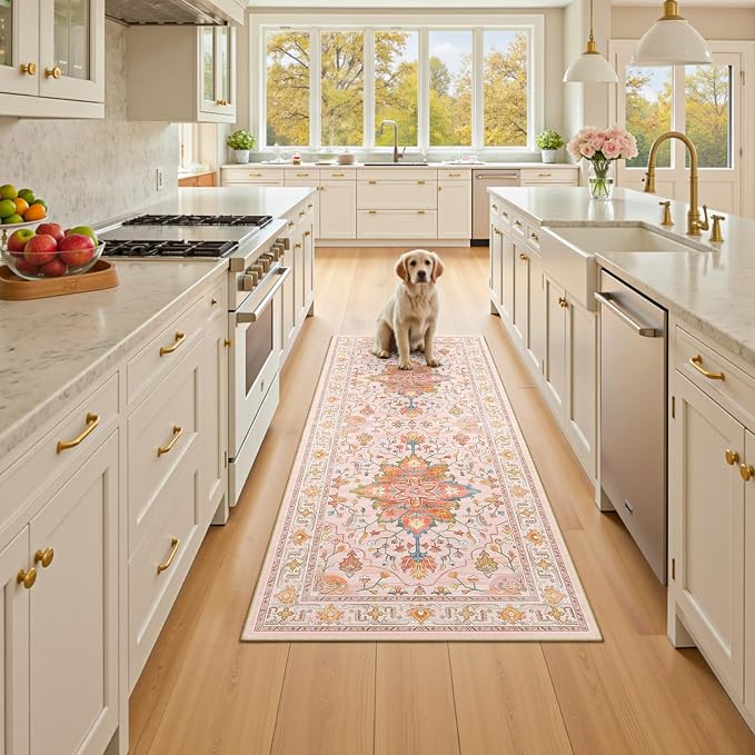 RELEANY Area Rugs 2'x5' Runner Rug Non Slip Washable - Image 2