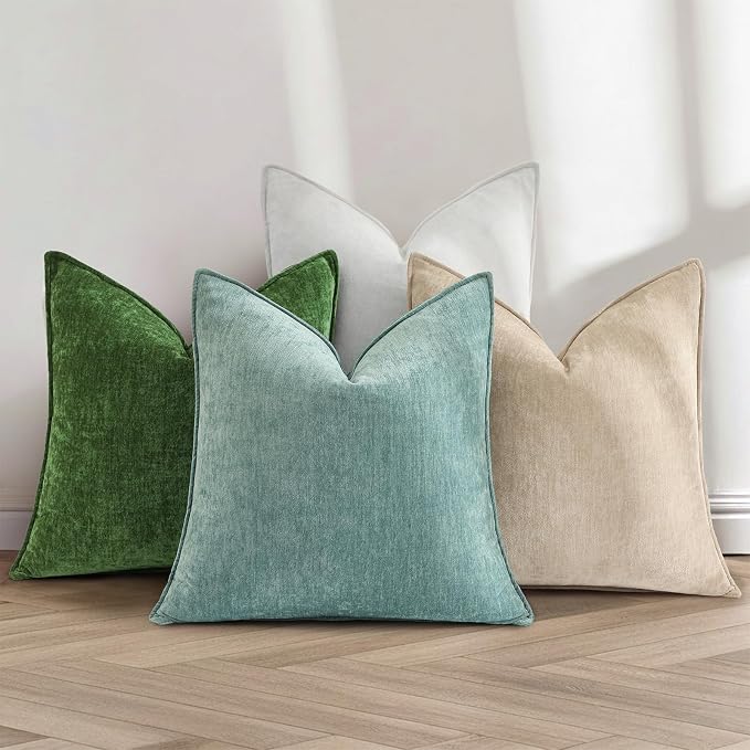 decorUhome Summer Couch Throw Pillow Covers 18x18 Set of 2, Decorative Soft - Image 5