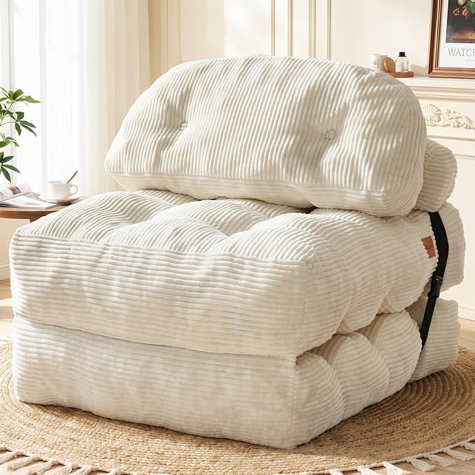 Folding Sofa Bed, Convertible Chair Bed by Vellorise