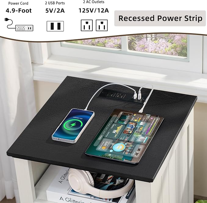 Joaxswe 18" Farmhouse Night Stand - Image 5