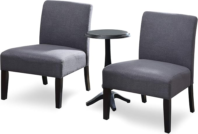 Furniture of America Casey Transitional 2-Piece Wood Round Pedestal Accent by FurnitureofAmerica