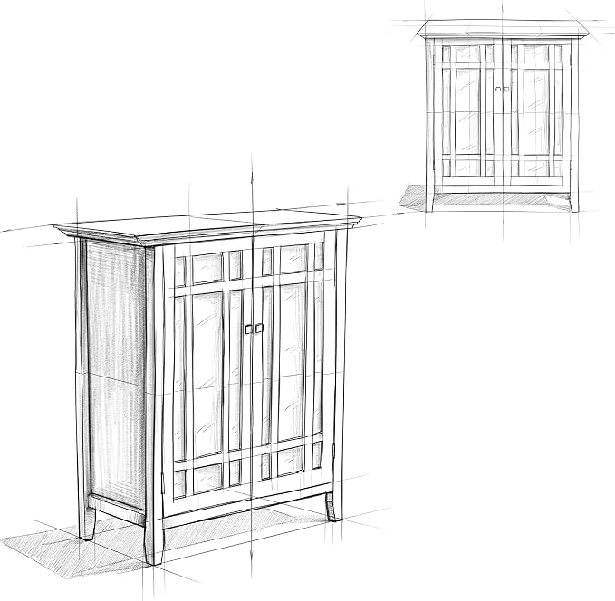 SIMPLIHOME Bedford Storage Cabinet - Image 11