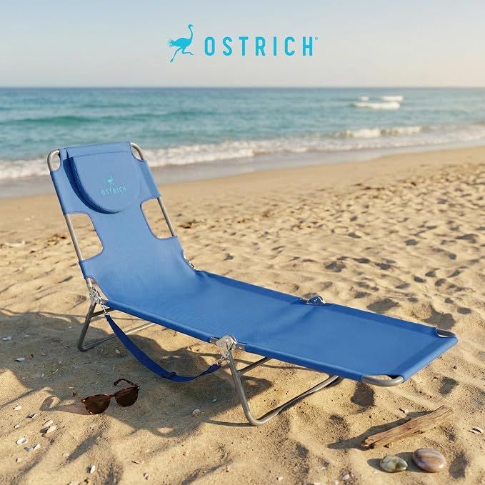 Ostrich the Original Chaise 72 x 22 Inch Lounge Portable Reclining Lounger - Image 9