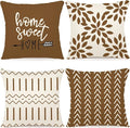 YCOLL Pillow Covers 16x16 Set of 4, Modern Sofa Throw Pillow Cover, Decorative by PillowCoversExpert