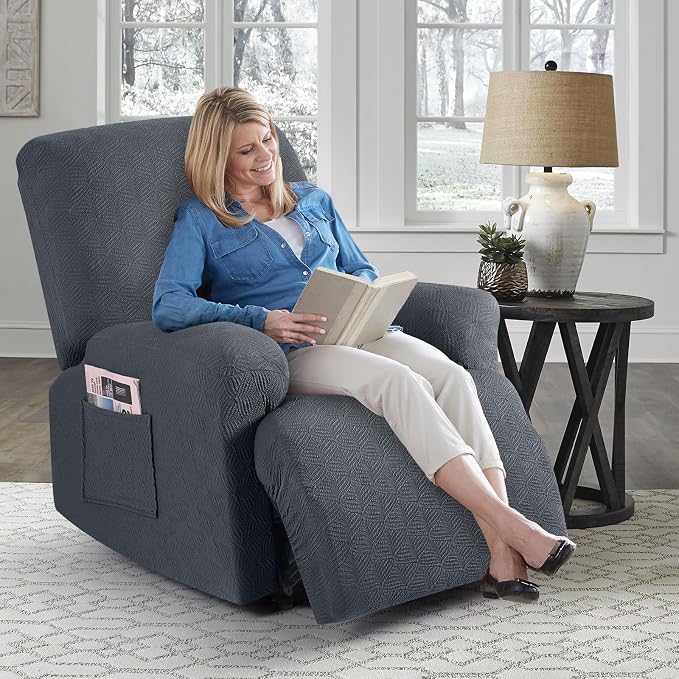 Timeles Recliner Covers Recliner Chair Covers Reclining Couch Covers Sofa - Image 8