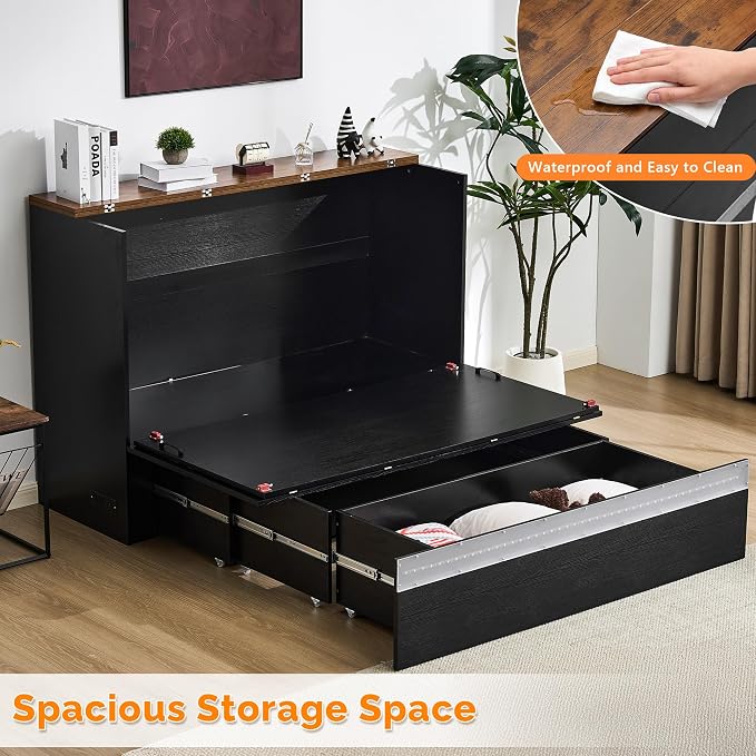 VINGLI Queen Size Murphy Bed - Image 5