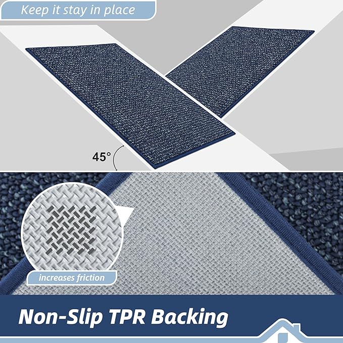 BEQHAUSE Kitchen Rugs 32"x48", Non-Slip Kitchen Mats - Image 4