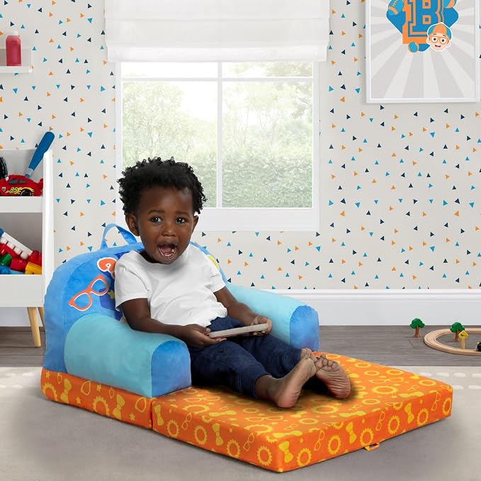 Delta Children - Blippi Cozee Buddy Flip-Out Kids Chair - Image 2