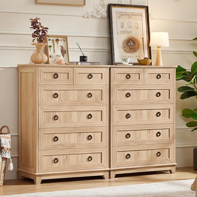 Joaxswe Farmhouse 6 Drawer Dresser by Joaxswe