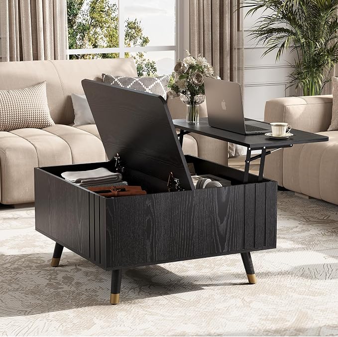 SULIVES Lift Top Coffee Table - Image 6
