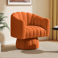 Dewhut Swivel Accent Chair, 360° Swivel Barrel Chair by FocusOnQualityFurniture