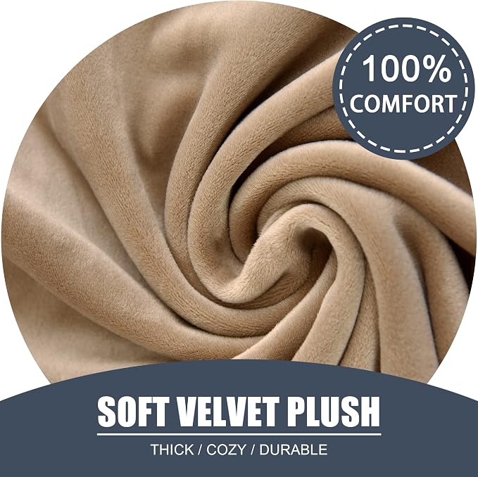 Stretch Sofa Slipcover, Soft Thick Velvet Couch Sofa Cover Furniture Protector - Image 3