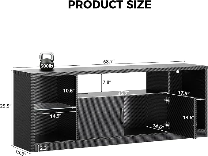 IRONCK TV Stand for TVs 80 inch - Image 3