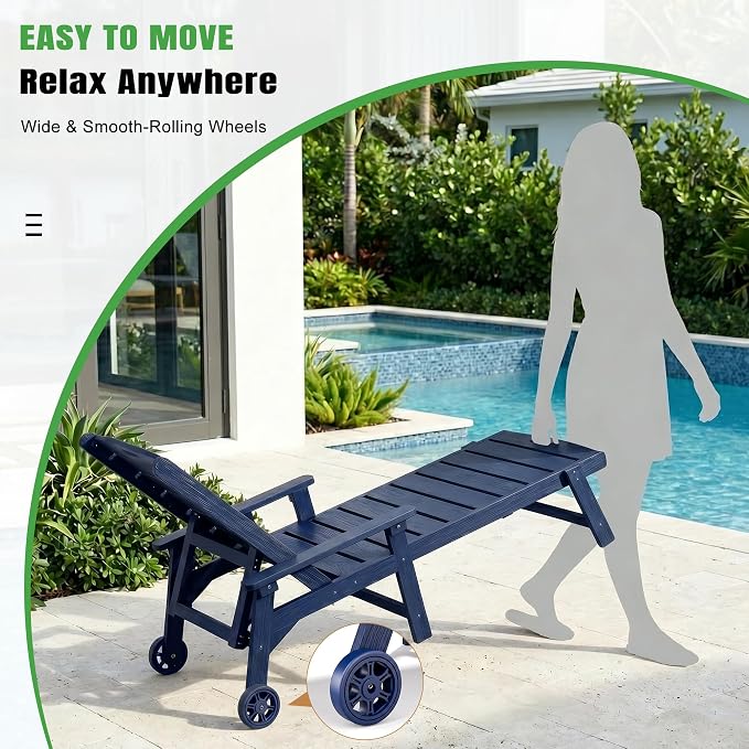 Outdoor Lounge Chair Set of 2 - Image 6