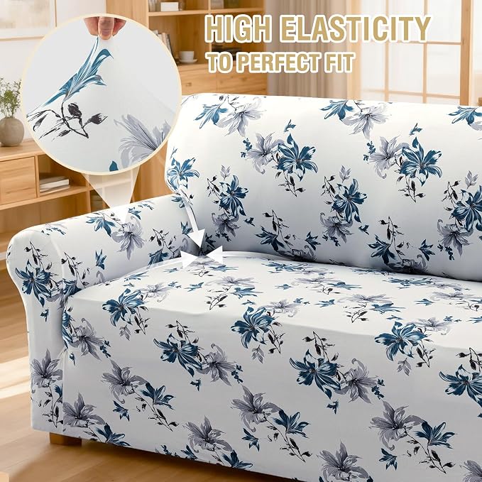 H.VERSAILTEX Floral Pattern Couch Covers - Image 6