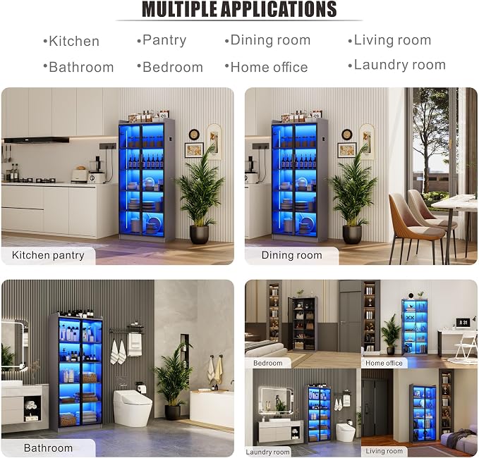 Dystler 65" Tall Display Cabinet - Image 6