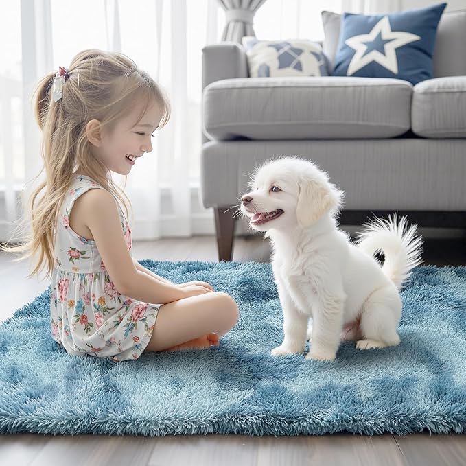 8x10 Area Rugs for Living Room Bedroom Fluffy, Large Area Rug Shag Shaggy - Image 7