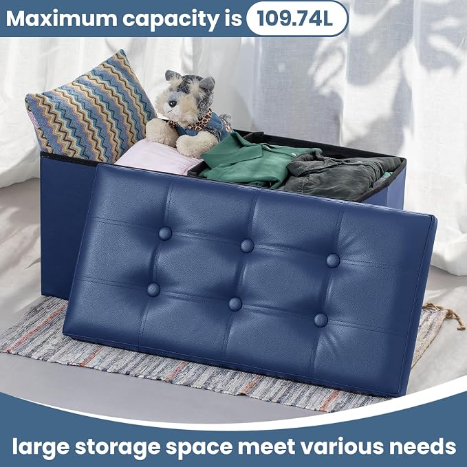 COSYLAND Ottoman Bench with Storage Large - Image 5