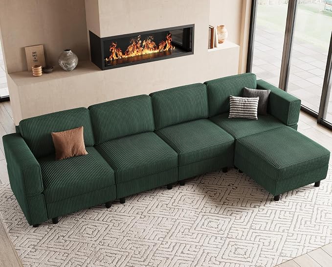 Belffin 5 Seats L Shaped Sectional Couch by Belffin